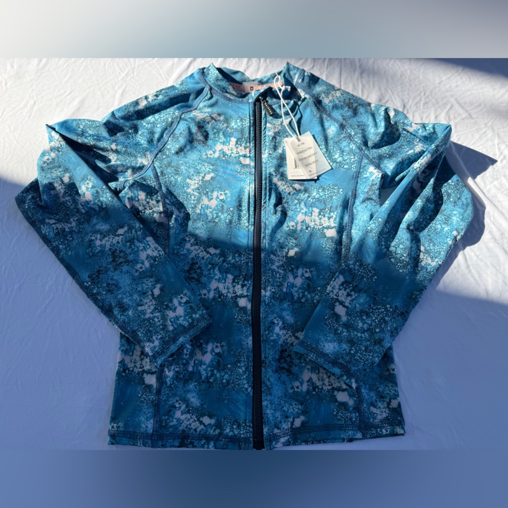NWT Reel Skipper Zip Up Rash Guard